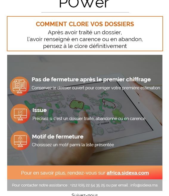 Clore un dossier POWer